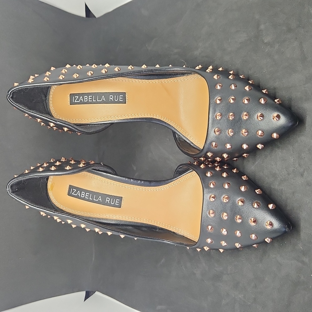 Isabella Rue copper stud heels